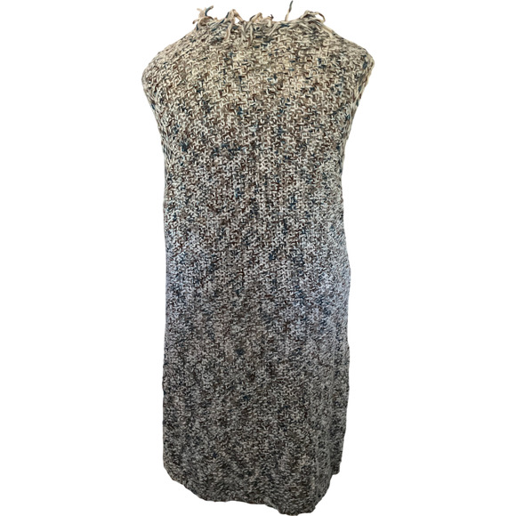 Chico's Size 1 Women's Knit Equivalent Size Medium Sweater Sleeveless Multicolor - Picture 2 of 9